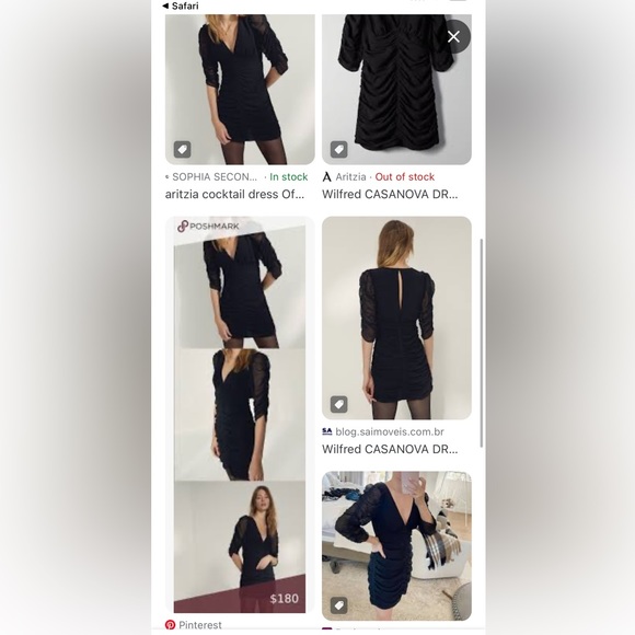 ARITZIA WILFRED Casanova dress NWT $189 - Picture 6 of 6